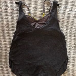 Yoga Top with detachable sports bra